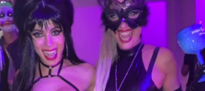 Anitta deixa seios à mostra em fantasia de Halloween