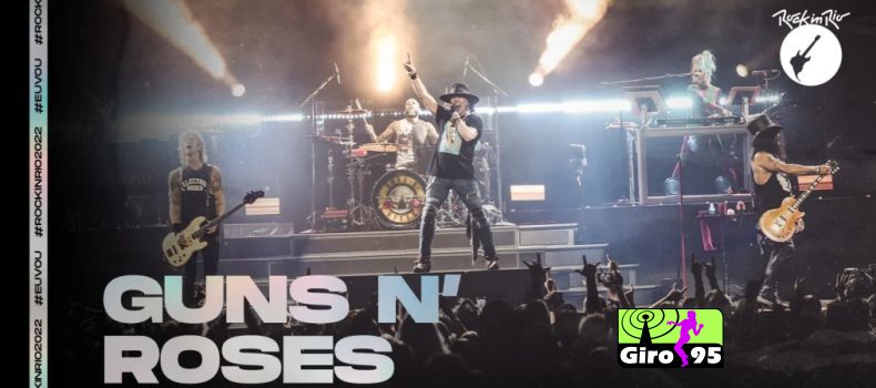 Rock in Rio anuncia Guns N’Roses em 2022 e demais atrações